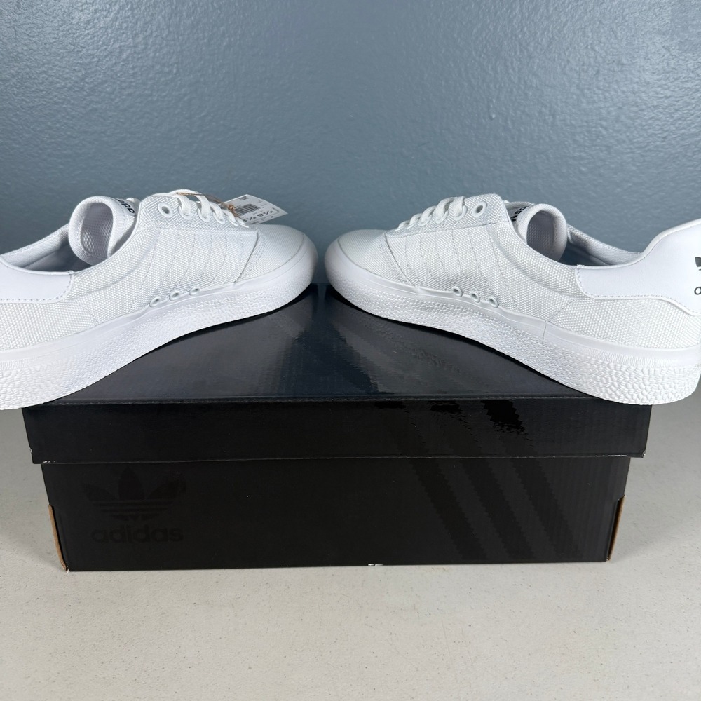Adidas Originals 3MC White Canvas Skate Shoes Sneakers B22705 Mens 8 Womens 9 - Picture 6 of 8